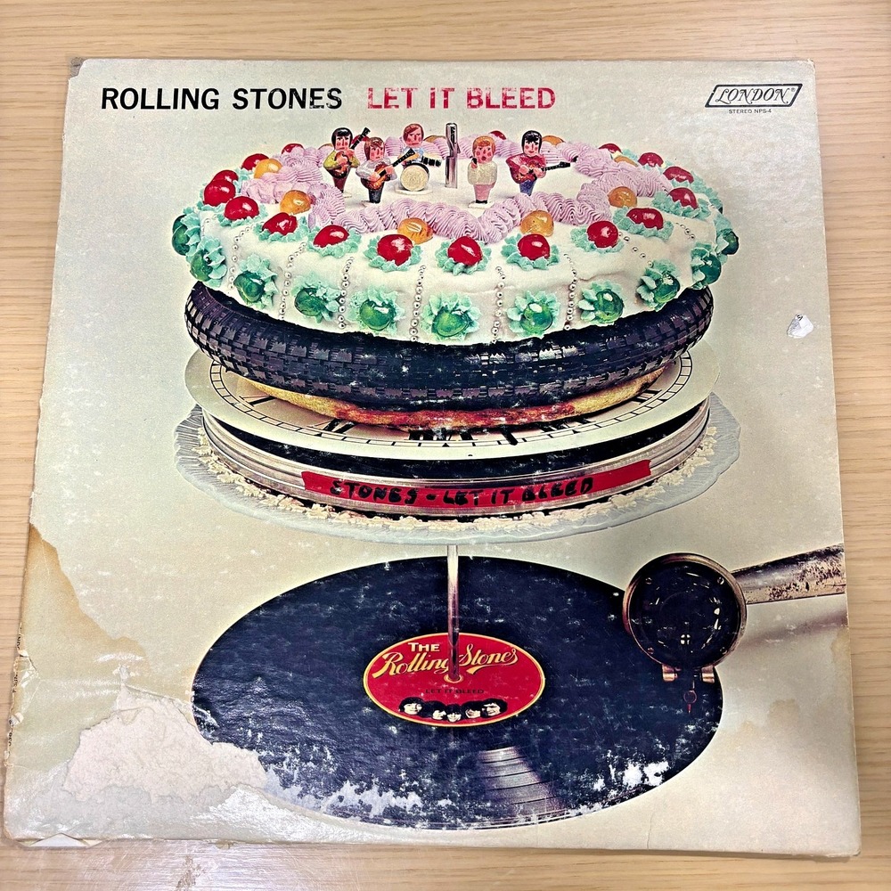 Rolling Stones Let It Bleed LP Vinyl London NPS-4 1969 Stereo Rock Classic